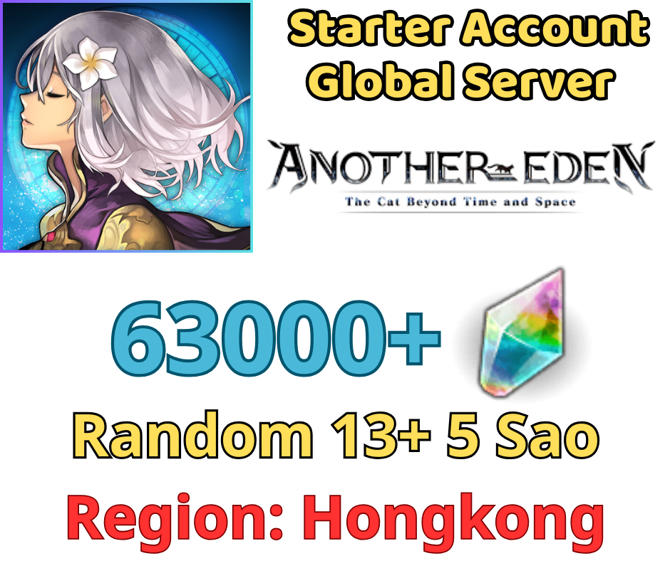 [GLOBAL] Another Eden 63000+ Gem